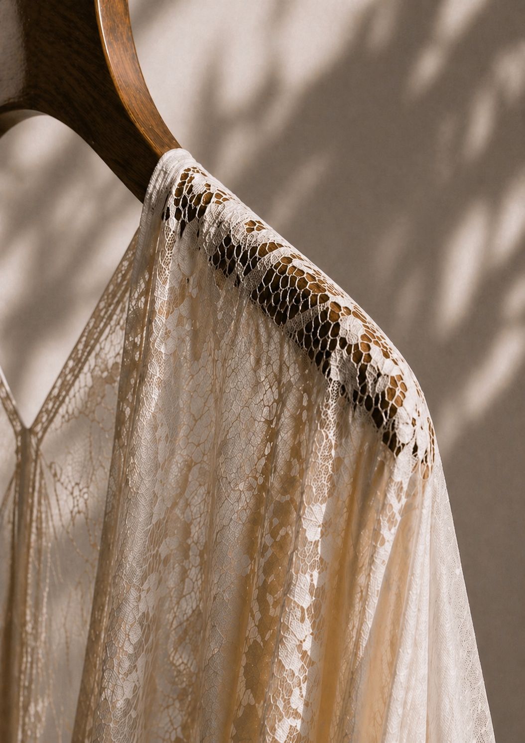 Ophelia lace shoulder detail